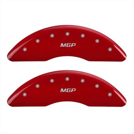 Protectionpro Red Caliper Covers - Engraved Front & Rear- Set of 4 PR3591983